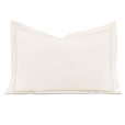 Enzo Ivory/White Boudoir Sham