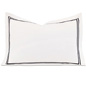 Enzo White/Black Boudoir Sham