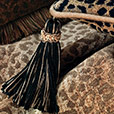 Congo Black & Gold Grand Sham