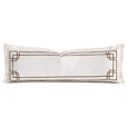 Grafico Ivory/Walnut Grand Sham