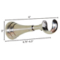 Metallique Brass Wall Bracket