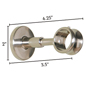 Metallique Brass Eyelet Bracket