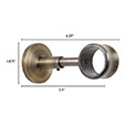 Metallo Brushed Brass Eyelet Bracket