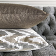 Veda Embroidered Decorative Pillow In Neutral