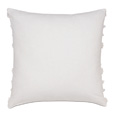 Justina Fringe Decorative Pillow In Ivory