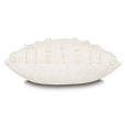 Justina Fringe Decorative Pillow In Ivory