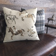 Jockey Equestrian Decorative Pillow