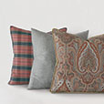 Vincent Textured Decorative Pillow In Heather