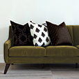 Elton Onyx Decorative Pillow