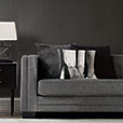 Pebble Onyx Decorative Pillow Black