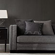 Pebble Onyx Decorative Pillow Black