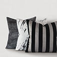 Pebble Onyx Decorative Pillow Black