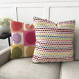 Flossie Abstract Decorative Pillow