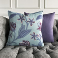 Vincent Textured Decorative Pillow In Lilac