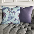 Vincent Textured Decorative Pillow In Lilac