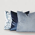 JETT BLUE DECORATIVE PILLOW