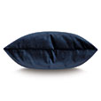 Plush Velvet Decorative Pillow In Denim