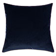 Plush Velvet Decorative Pillow In Navy