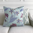 Beaulah Aqua Decorative Pillow