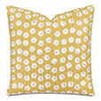 Ollie Embroidered Decorative Pillow In Sunshine