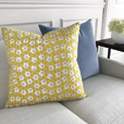 Ollie Embroidered Decorative Pillow In Sunshine