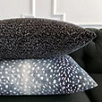 Lynx Animal Print Decorative Pillow In Onyx