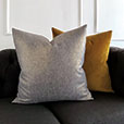 Uma Velvet Decorative Pillow In Gold