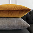 Uma Velvet Decorative Pillow In Gold