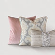 Uma Velvet Decorative Pillow In Pink