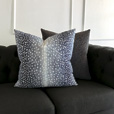 Wiley Ombre Decorative Pillow In Navy