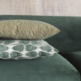 Salina Ikat Decorative Pillow In Green