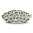 Ocelot Decorative Pillow In Silver