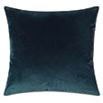 Uma Velvet Decorative Pillow In Pacific