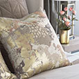 Chalamet Metallic Decorative Pillow in Honey