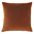 Tudor Leather Decorative Pillow in Cognac