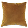 Tudor Leather Decorative Pillow In Gold