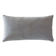 Tudor Leather Decorative Pillow In Dove