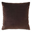 Tudor Leather Decorative Pillow In Cocoa