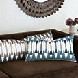 Amani Fil Coupe Decorative Pillow In Teal