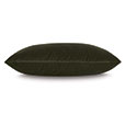 Uma Velvet Decorative Pillow In Olive Green