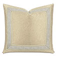 Dunaway Diamond Border Decorative Pillow in Fawn