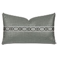 Dax Ovals Decorative Pillow in Black