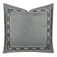 Dax Ovals Decorative Pillow in Black