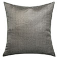 Salazar Metallic Border Decorative Pillow in Slate