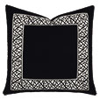 Xavier Graphic Border Decorative Pillow