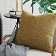 MARL DECORATIVE PILLOW IN MUSTARD