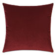 Uma Velvet Decorative Pillow in Scarlet