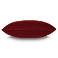 Uma Velvet Decorative Pillow in Scarlet