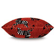 Tenenbaum Zebra Decorative Pillow in Cherry