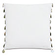 Casa Guava Beaded Trim Decorative Pillow